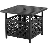 Outdoor Side Umbrella Hole Patio Tables You'll Love in 2021 | Wayfair